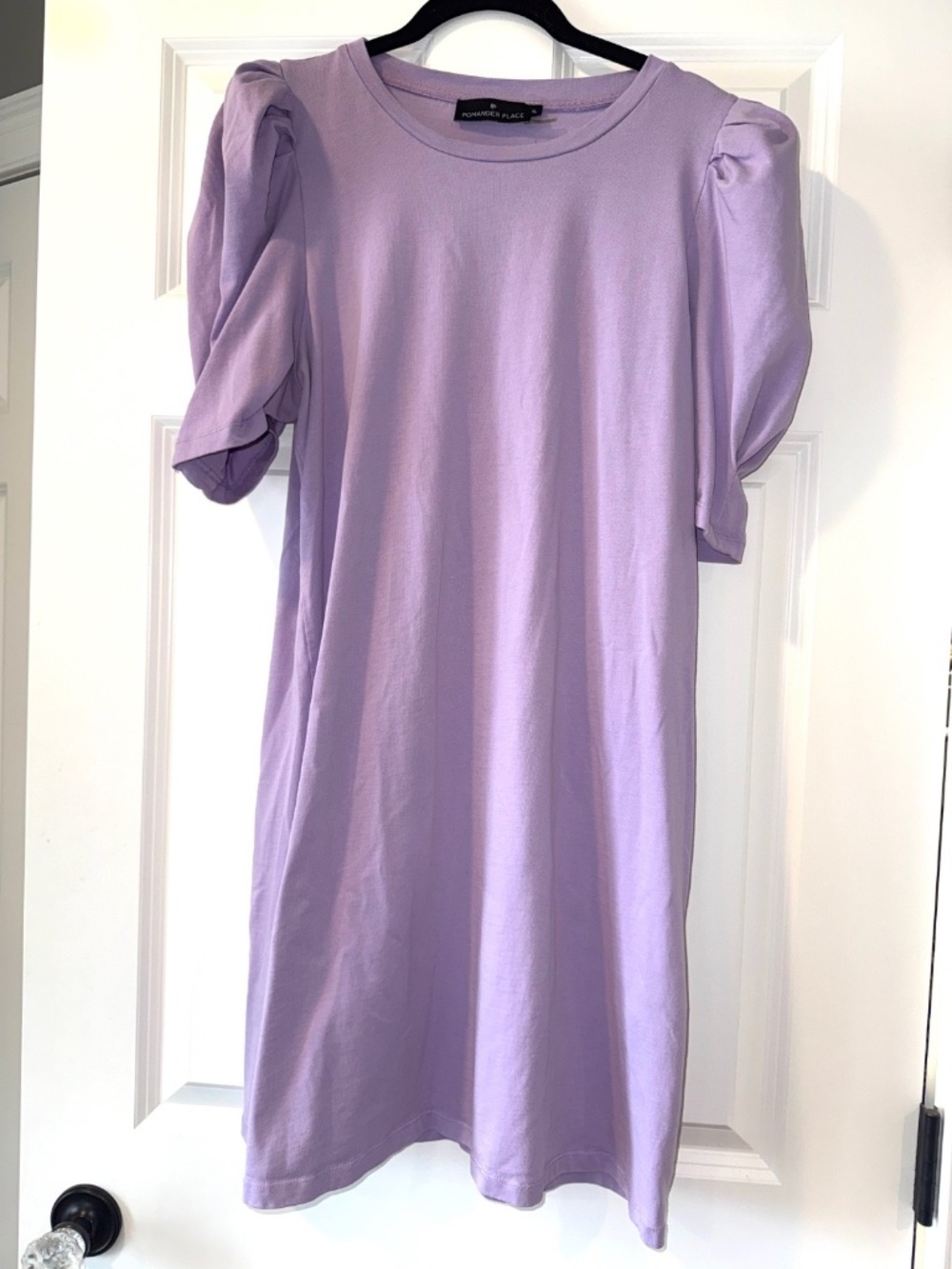 Tuckernuck Pomander Place Lavender Puff Sleeve T-Shirt Vesty Dress